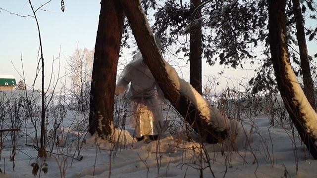 Сказочная Деревня СЕМЬИ Деда Мороза в Окунево: МЕТЕЛИЦА (13.12.2017)