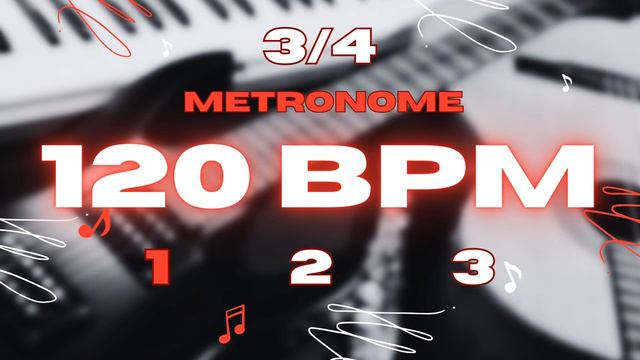 120 BPM - 3/4 & 3/8 Metronome смотреть онлайн