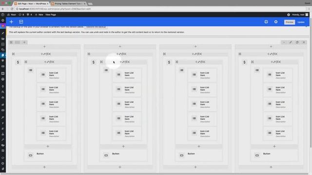 How to use Pricing Tables Element | Noor WordPress Theme смотреть онлайн