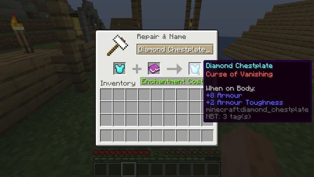 Curse of vanishing in Minecraft смотреть онлайн