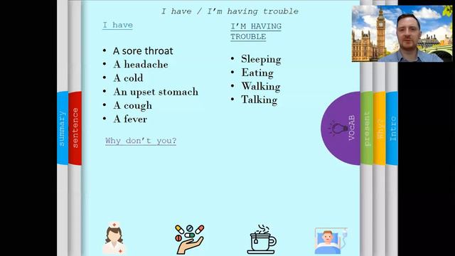 Talk about Health Problems and make suggestions like a NATIVE ENGLISH SPEAKER - Communication lesso смотреть онлайн