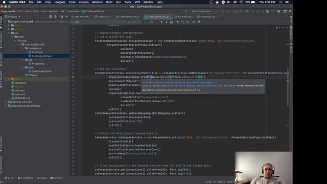 IaC with AWS CDK 201: Provision an AWS Fargate cluster and run a web service смотреть онлайн