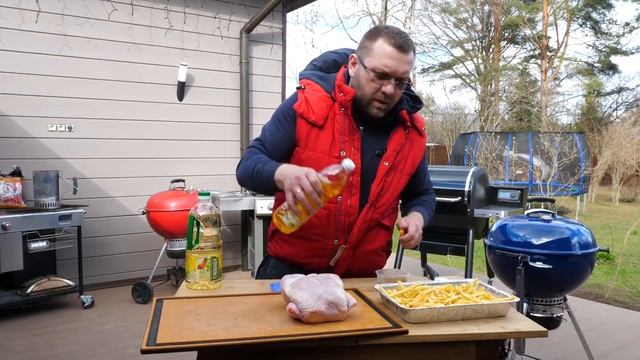 Обзор гриля WEBER MASTER TOUCH 5750 .Вебер мастер тач. Рецепт курицы в гриле. смотреть онлайн