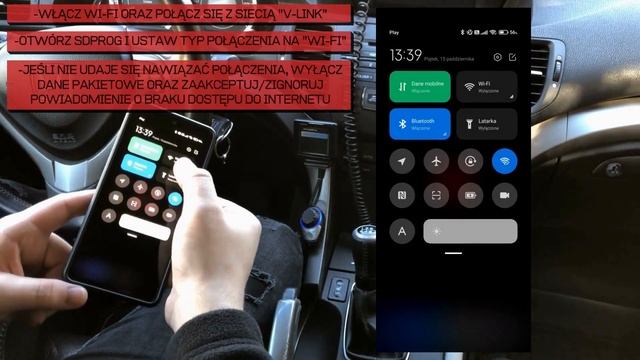 Jak podłączyć interfejs i uruchomić program w samochodzie (Wi-Fi) - SDPROG смотреть онлайн