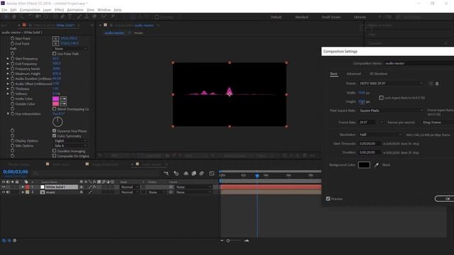 Audio React Music Visualiser | After Effects Tutorial | Effect For You смотреть онлайн