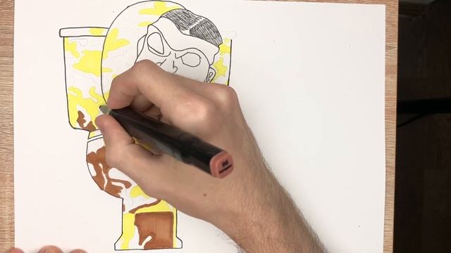 Drawing Skibidi Toilet | Skibidi Toilet Rambo | How to draw Skibidi Toilet 18 смотреть онлайн