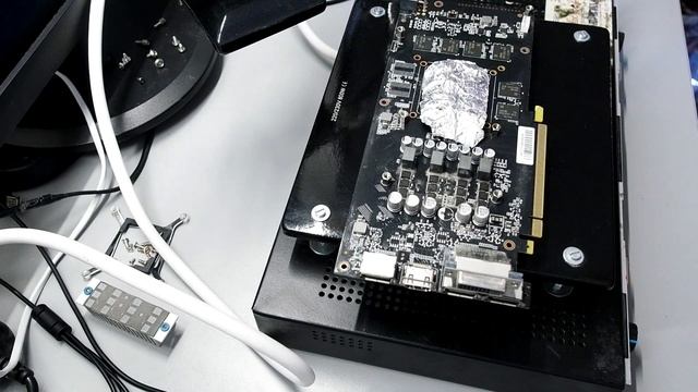 Апгрейд Palit GTX 1060, увеличиваем память. смотреть онлайн