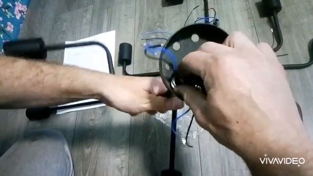 Собираем и устанавливаем люстру. смотреть онлайн