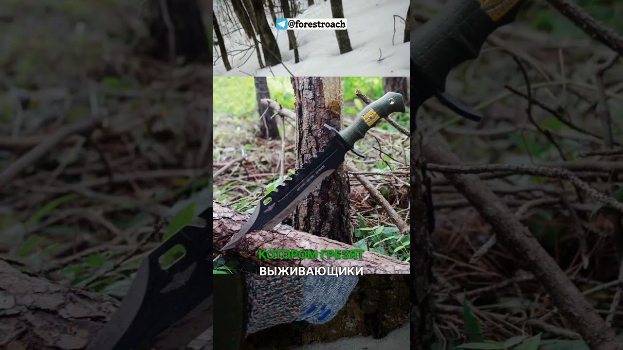 МОЖНО ЛИ ВЫЖИТЬ С ОДНИМ НОЖОМ? #выживание #бушкрафт #survival #knife #нож #bushcraft смотреть онлайн