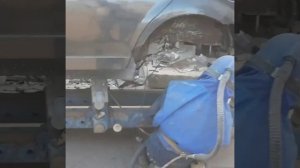 Пескоструйная обработка днища авто от ржавчины