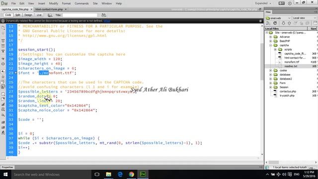 Apply Captcha in PHP | Web development in php смотреть онлайн