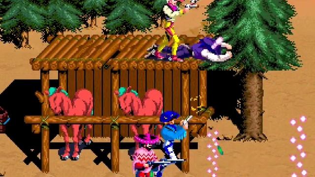 Sunset Riders 4 Players Arcade Netplay: Game 3- 2 Loops