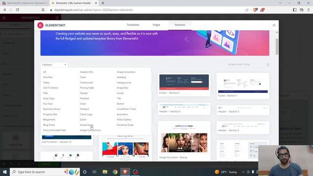 Create Custom Header & Footer - Elementor Free - Design Mega Menu - ElementsKit - Hindi смотреть онлайн