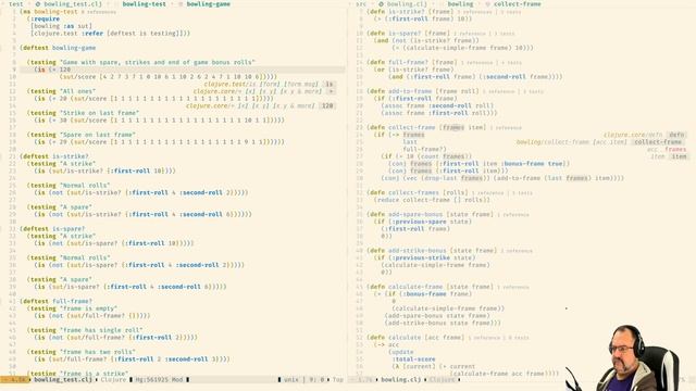Bowling Clojure - Part 4 (with voice over) смотреть онлайн