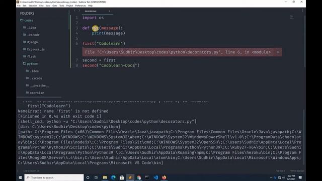 Python End To End Course Tutorial | Decorators In Python Programming #37 смотреть онлайн