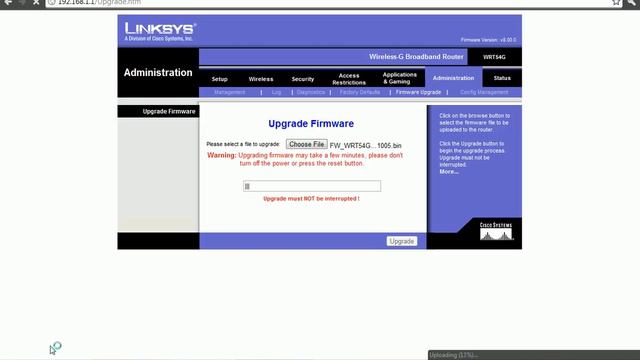 Linksys Firmware Upgrade смотреть онлайн