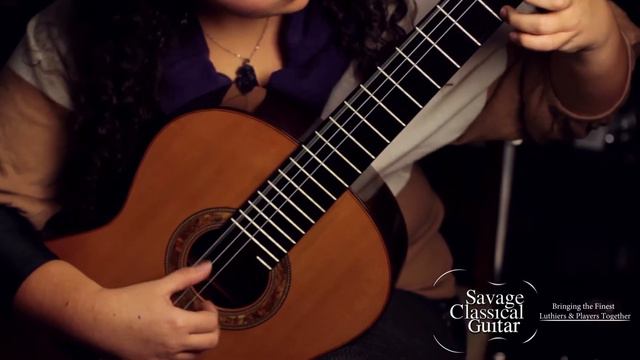 Gohar Vardanyan plays a Richard Prenkert classical guitar at Savage Classical Guitar Studios смотреть онлайн