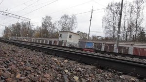 Паровозы ТЭ-3162 и ЛВ-0182 на станции Болшево