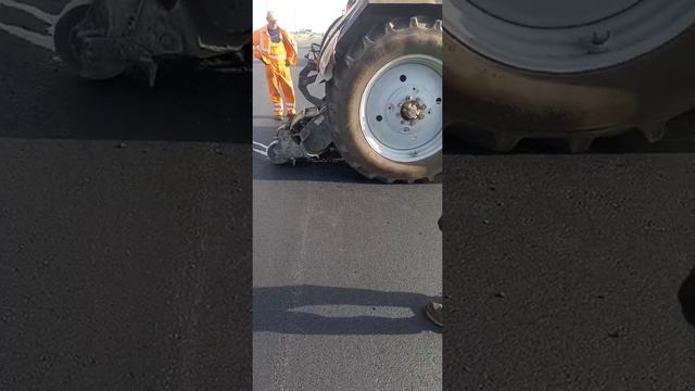 Беларус МТЗ 82 фреза. Режим асфальт смотреть онлайн