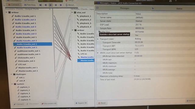 Behringer UFX1204 linux tests. смотреть онлайн