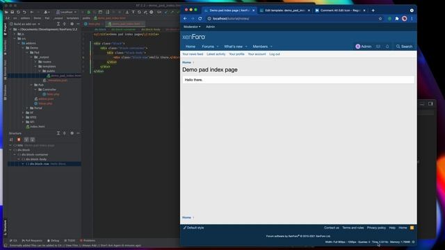 Creating and linking test pages - Building with XenForo 2 part 2 смотреть онлайн