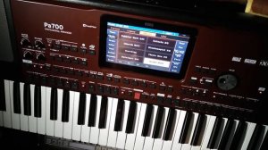 Korg PA 700 небольшое демо аппарата