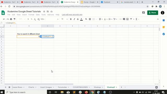 Vlookup in Google Sheets : Google Sheet Tutorial смотреть онлайн