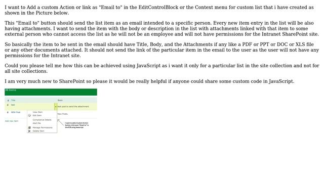 Sharepoint 2010 : Custom List Context menu (ECB) editing and customizing with custom actions смотреть онлайн