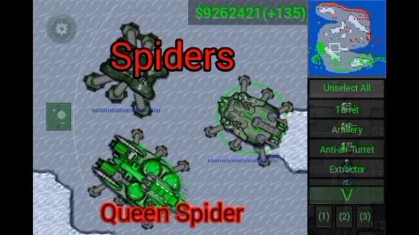 Rusted Warfare | All units mods fight analyzing