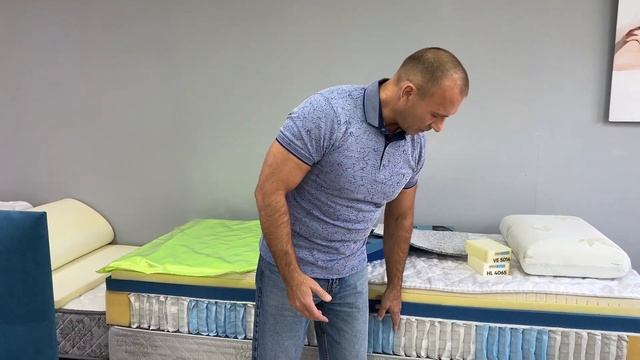 Как выбрать королевский матрас с двумя рядами пружин и вшитым топпером. смотреть онлайн