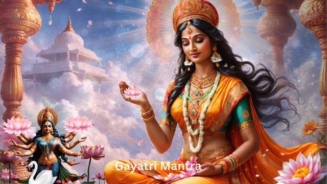 Harness the Energy: Sāvitri Mantra - Gayatri Mantra - Goddess Saraswati смотреть онлайн