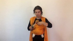 Как намотать слинг. Слинг-шарф намотка "Крест над карманом"