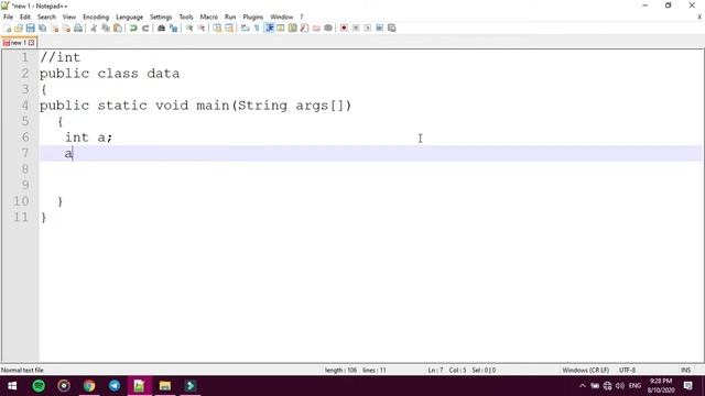 Integer Data Type In Java смотреть онлайн