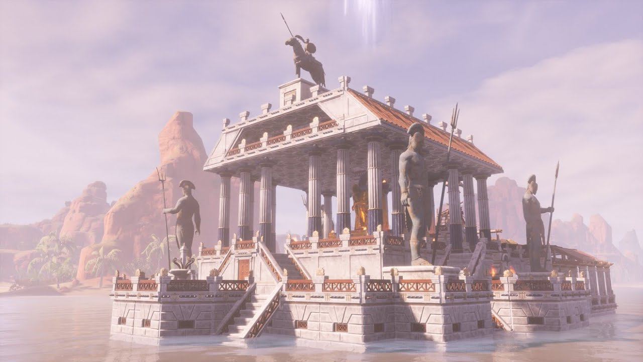 HOW TO BUILD A TEMPLE OF MITRA - CONAN EXILES isle of siptah смотреть онлайн