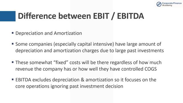 EBITDA Vs  Net Income Vs  Operating Profit Vs. Gross Income - Understanding Profit Measurements