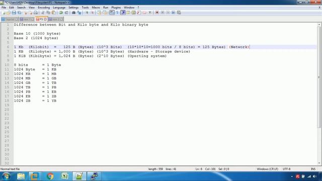 Difference between Bit, Kilo byte and Kilo binary byte (Tamil) смотреть онлайн