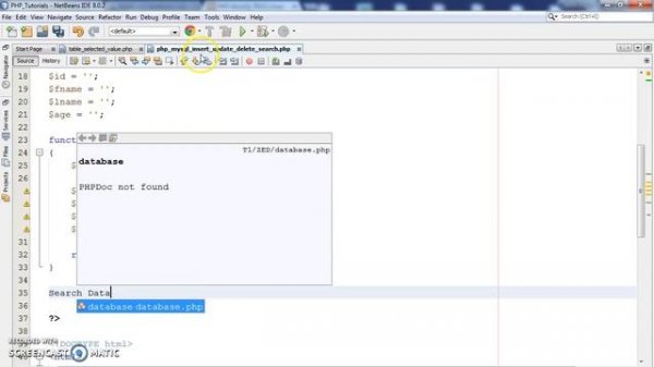 PHP PDO  : How To Insert Update Delete Search Data In MySQL Using PDO In PHP [ with source code ] 1