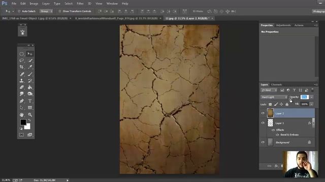 How to create a crack wall - Photoshop Tutorial смотреть онлайн