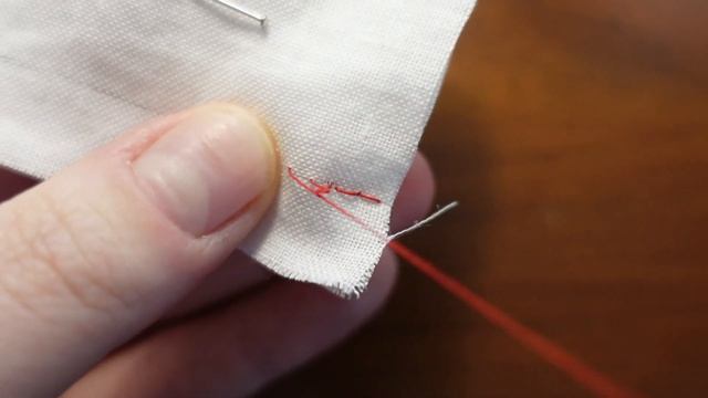 Hand Sewing Tutorial (RIGHT HANDED): Backstitching смотреть онлайн