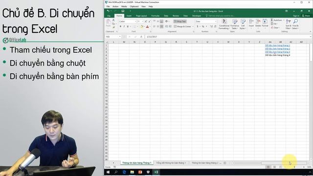 Ôn thi MOS Excel 2016: 0.2. Di chuyển trong Excel смотреть онлайн