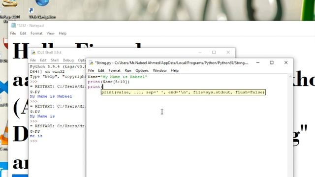 String Slicing And Other Functions In Python | Advanced Python Tutorial #16 смотреть онлайн