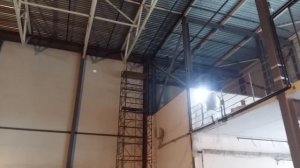 Электромонтаж, работа с вышки туры. Высота 13.5 м. г. Новосибирск.