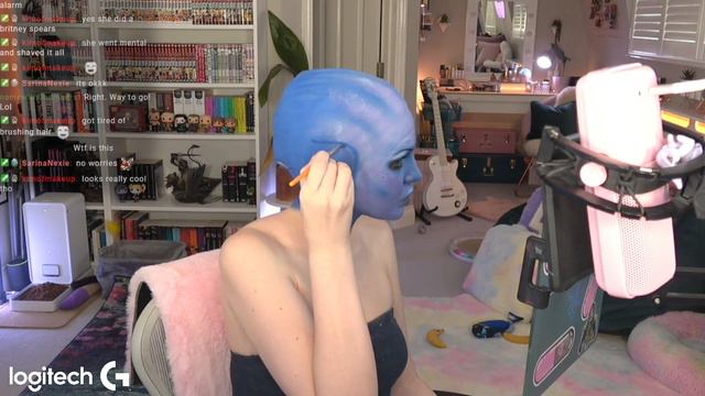 Liara T'Soni - Mass Effect Bodypaint - Djarii MUA смотреть онлайн