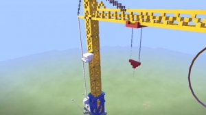 Башенный кран КБ-415 в майнкрафт