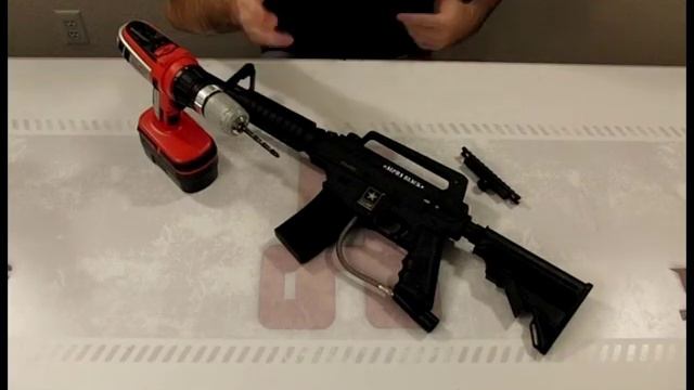 How to Install a Red Dot, Scope, or Tactical Rail on an Alpha Black Tactical by HustlePaintball.com смотреть онлайн