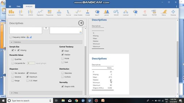Jamovi Part8 Shapiro–Wilk test смотреть онлайн