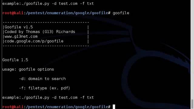 Penetration Testing On Kali Linux Tutorial: Goofile смотреть онлайн