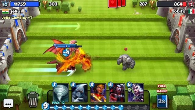 Trolling Opponents in Castle-1 With all legendaries in one deck! - Castle Crush смотреть онлайн
