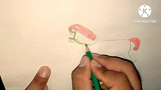 How to draw a horse is simple, drawings for children как нарисовать лошадь просто,рисунки для детей смотреть онлайн
