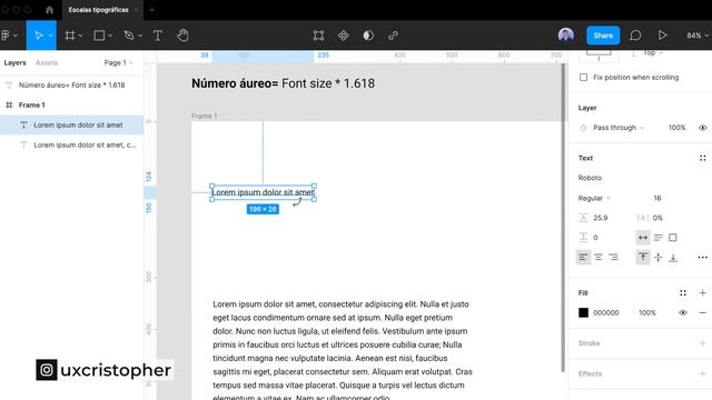 ✍?Cómo utilizar tipografías. "Figma Tutorial" смотреть онлайн